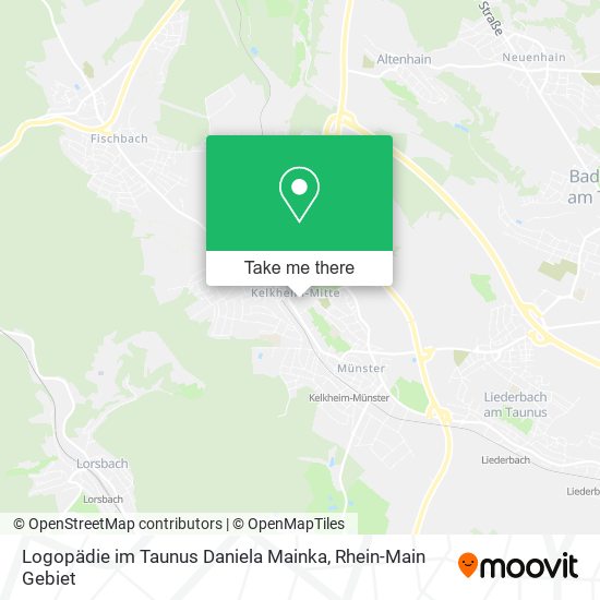 Logopädie im Taunus Daniela Mainka map