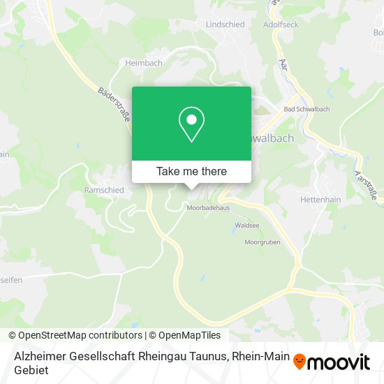 Alzheimer Gesellschaft Rheingau Taunus map