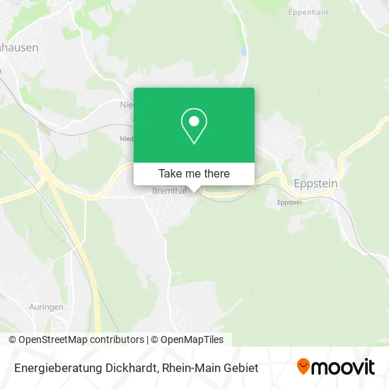 Карта Energieberatung Dickhardt