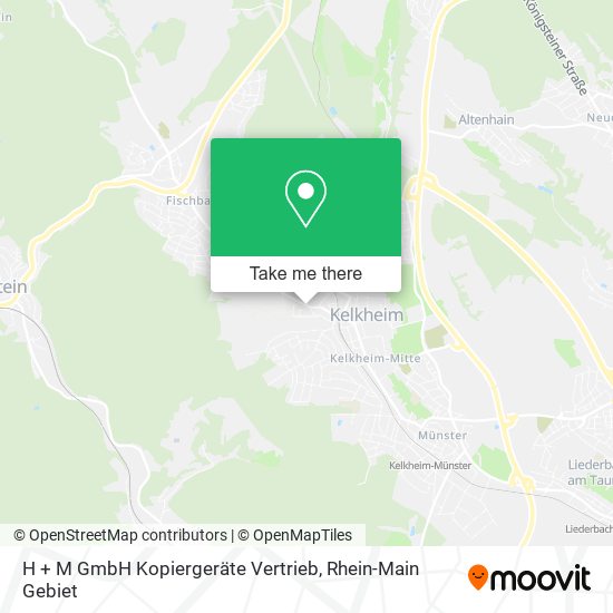 H + M GmbH Kopiergeräte Vertrieb map