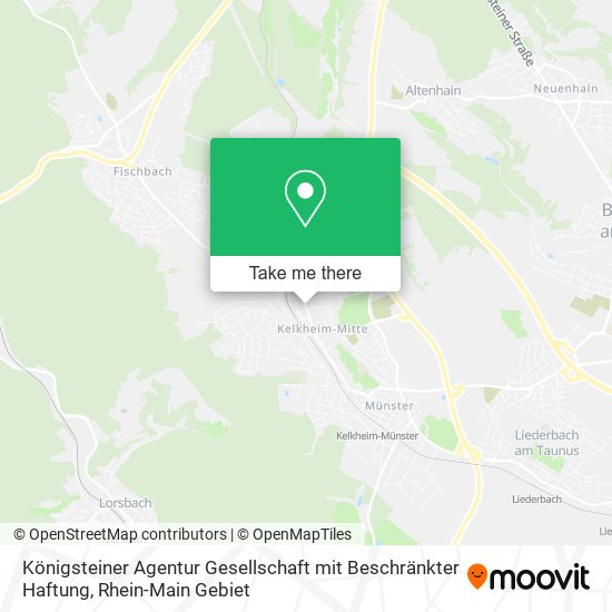 Карта Königsteiner Agentur Gesellschaft mit Beschränkter Haftung