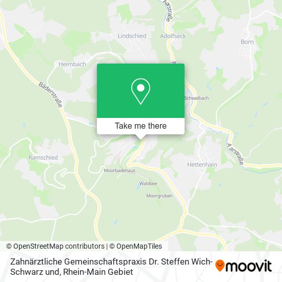 Карта Zahnärztliche Gemeinschaftspraxis Dr. Steffen Wich-Schwarz und