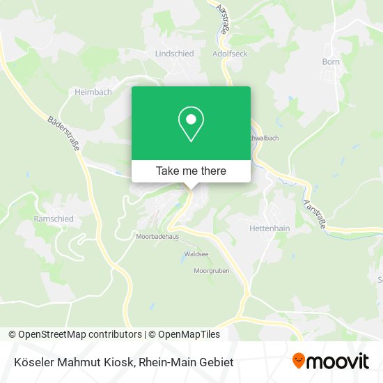 Köseler Mahmut Kiosk map