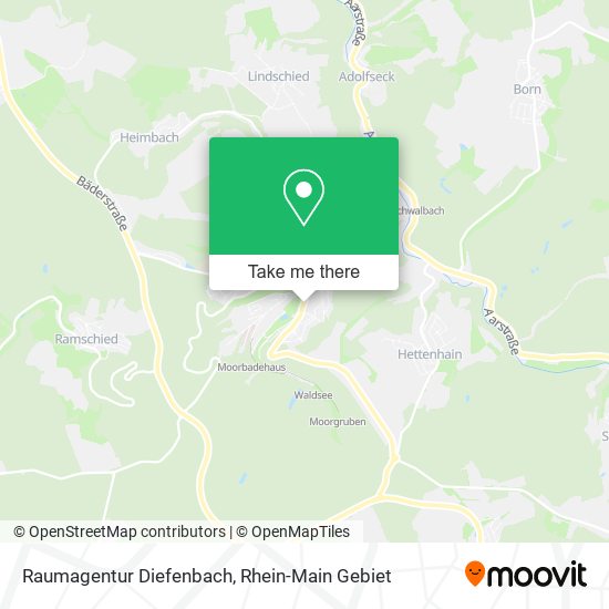 Raumagentur Diefenbach map