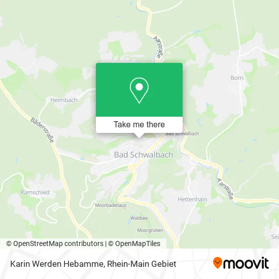 Карта Karin Werden Hebamme
