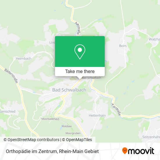 Orthopädie im Zentrum map