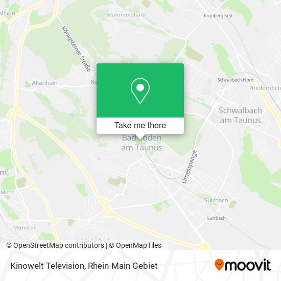 Kinowelt Television map