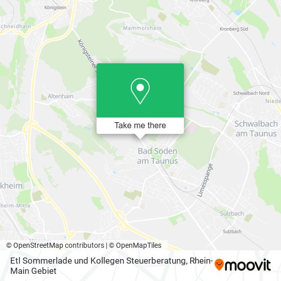 Карта Etl Sommerlade und Kollegen Steuerberatung