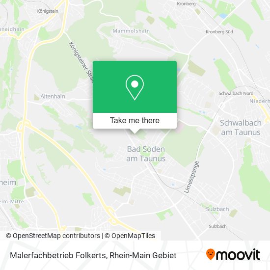 Malerfachbetrieb Folkerts map