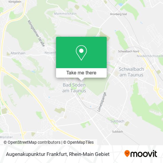Augenakupunktur Frankfurt map