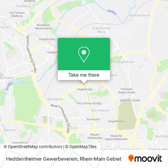 Heddernheimer Gewerbeverein map