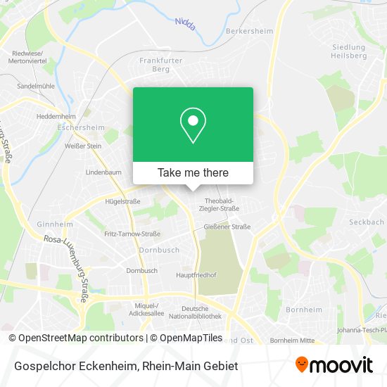 Карта Gospelchor Eckenheim
