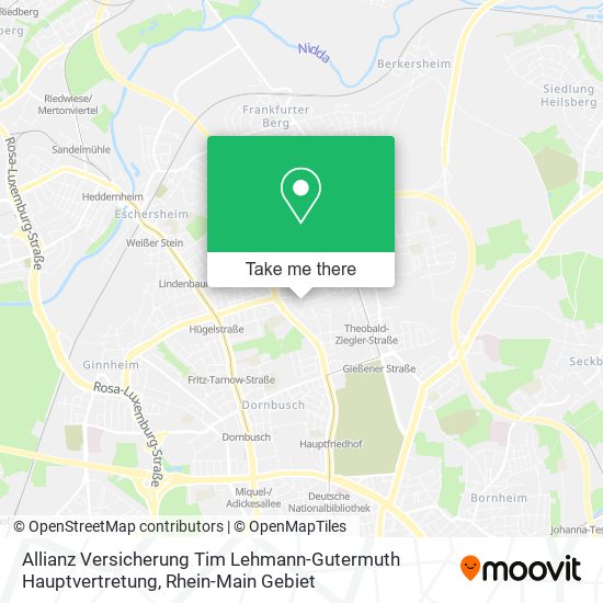 Allianz Versicherung Tim Lehmann-Gutermuth Hauptvertretung map