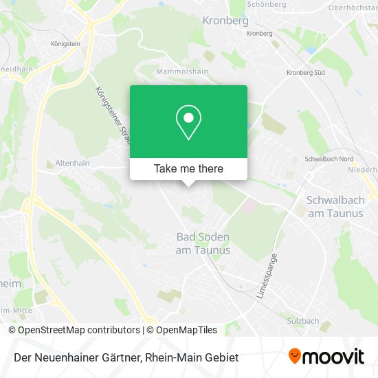 Карта Der Neuenhainer Gärtner