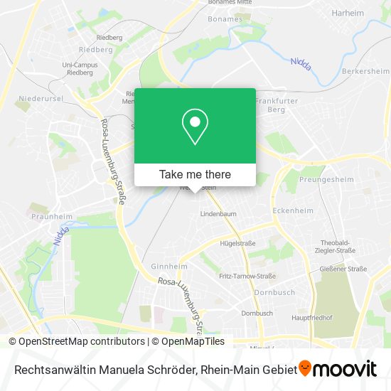 Rechtsanwältin Manuela Schröder map