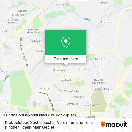 Krabbelstube Sockensucher Verein für Eine Tolle Kindheit map