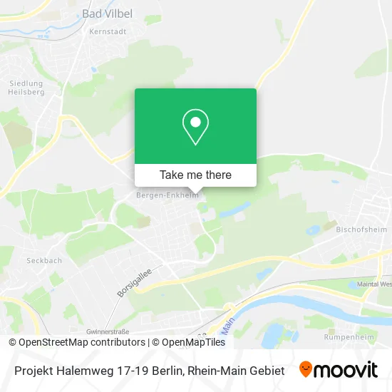 Карта Projekt Halemweg 17-19 Berlin