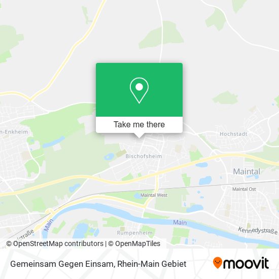 Gemeinsam Gegen Einsam map