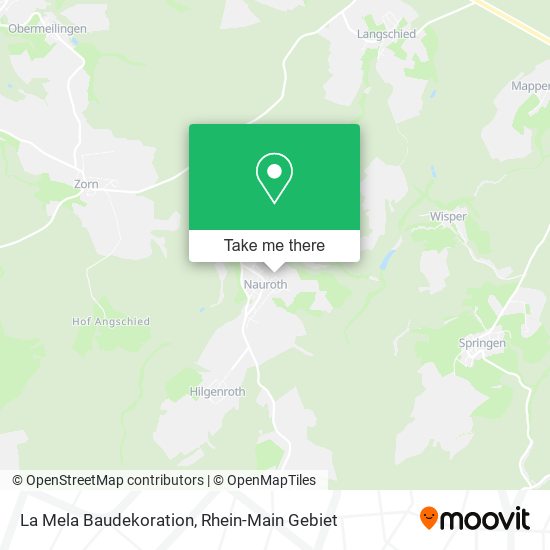 La Mela Baudekoration map