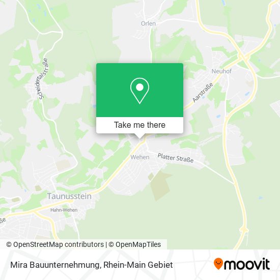 Mira Bauunternehmung map