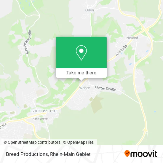 Breed Productions map
