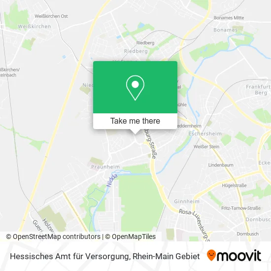 Карта Hessisches Amt für Versorgung