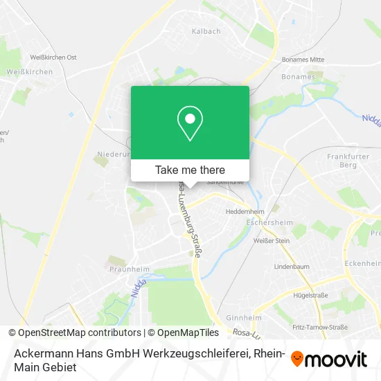 Карта Ackermann Hans GmbH Werkzeugschleiferei