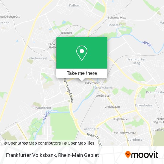 Frankfurter Volksbank map