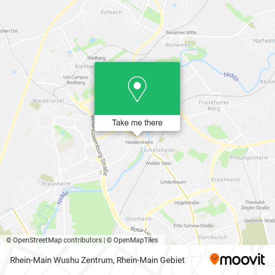 Rhein-Main Wushu Zentrum map