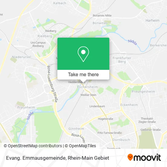 Карта Evang. Emmausgemeinde