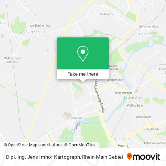 Карта Dipl.-Ing. Jens Imhof Kartograph