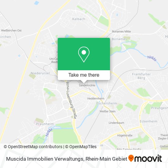 Muscida Immobilien Verwaltungs map