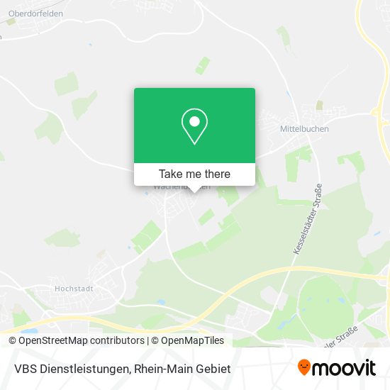 VBS Dienstleistungen map