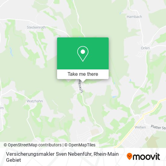 Versicherungsmakler Sven Nebenführ map