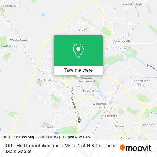 Карта Otto Heil Immobilien Rhein-Main GmbH & Co