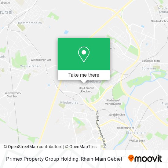Карта Primex Property Group Holding