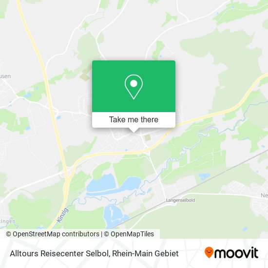 Alltours Reisecenter Selbol map