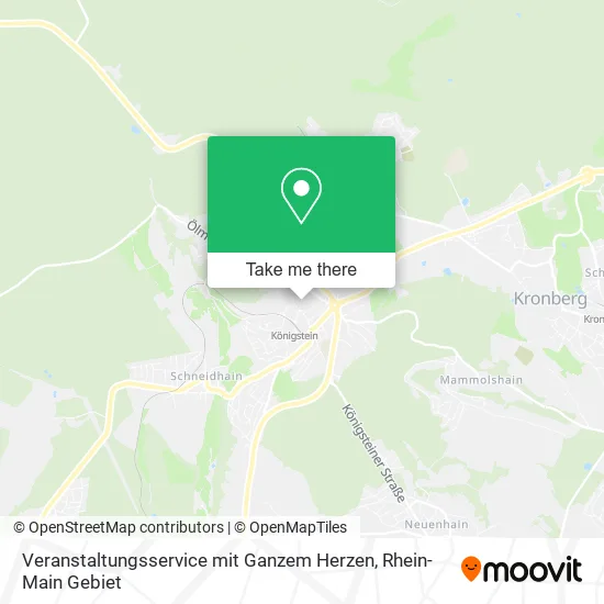 Карта Veranstaltungsservice mit Ganzem Herzen