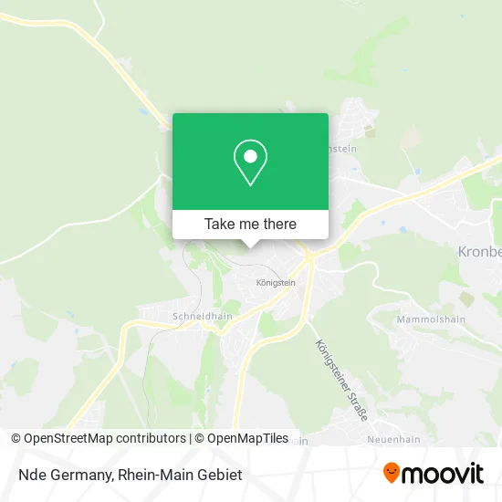 Карта Nde Germany