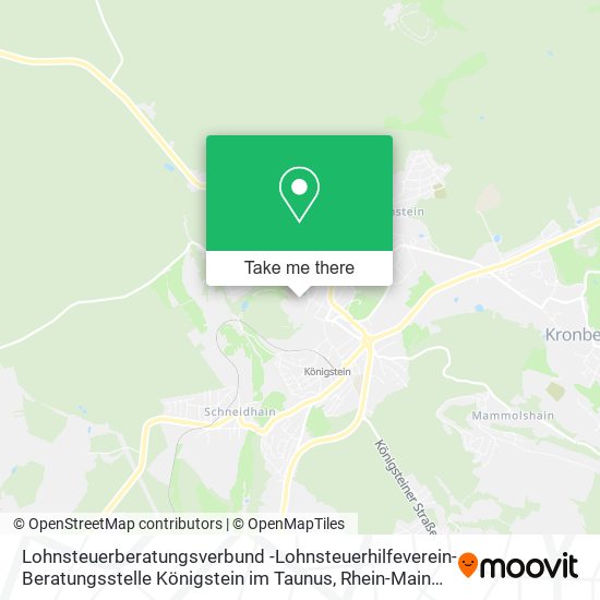 Lohnsteuerberatungsverbund -Lohnsteuerhilfeverein- Beratungsstelle Königstein im Taunus map