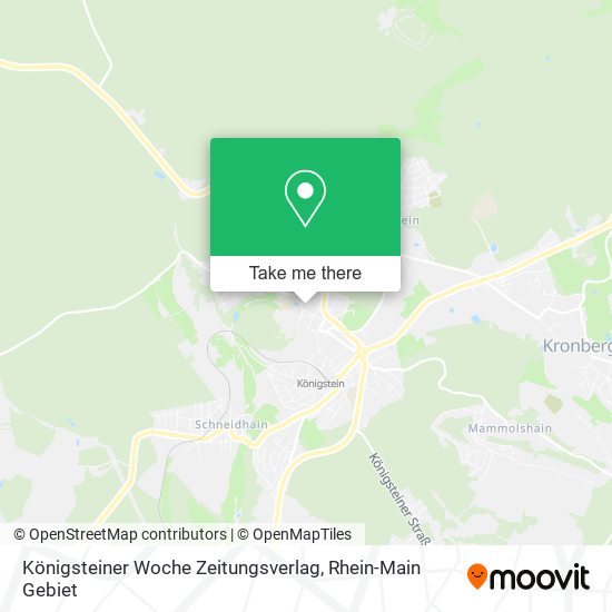 Königsteiner Woche Zeitungsverlag map