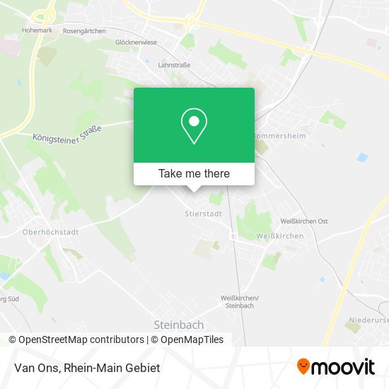 Van Ons map