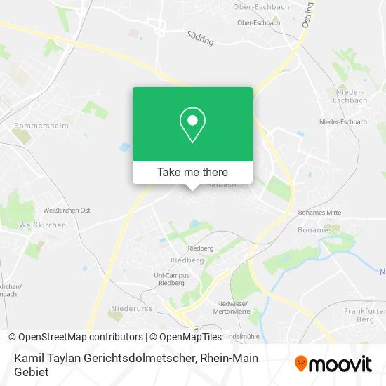 Карта Kamil Taylan Gerichtsdolmetscher
