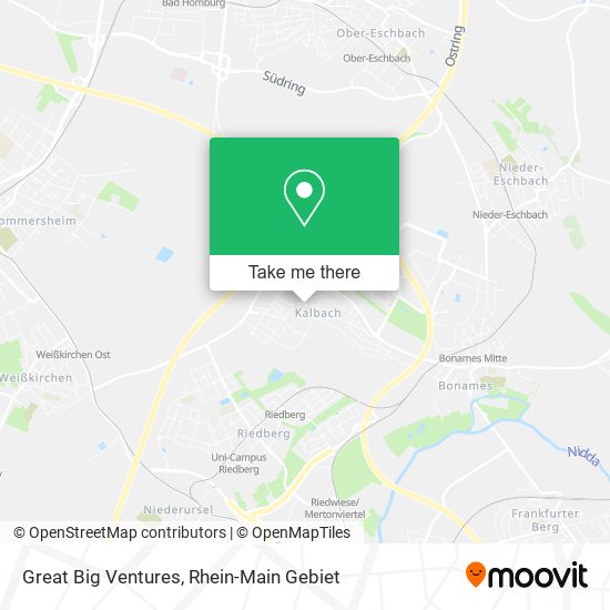 Great Big Ventures map