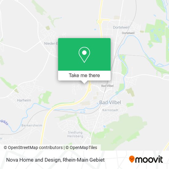 Nova Home and Design map