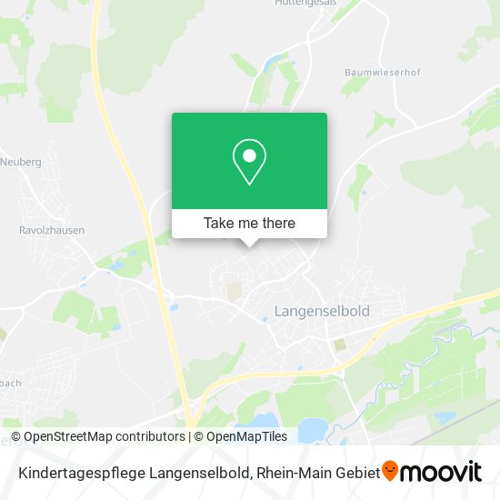 Kindertagespflege Langenselbold map