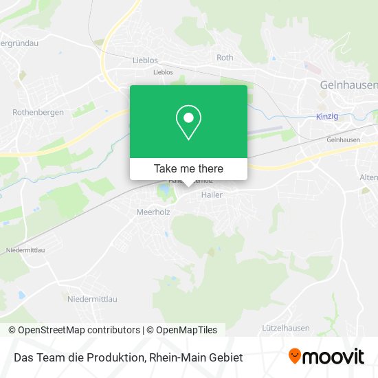 Das Team die Produktion map