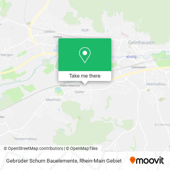 Карта Gebrüder Schum Bauelemente