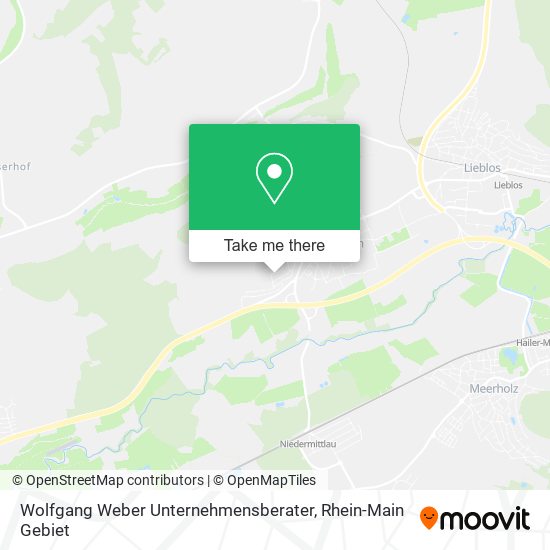 Wolfgang Weber Unternehmensberater map