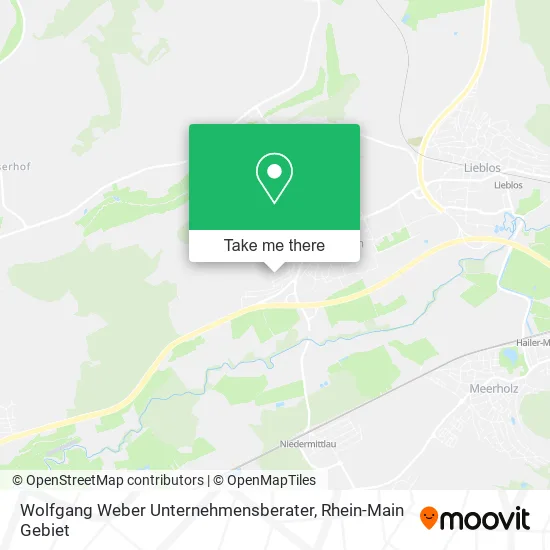 Карта Wolfgang Weber Unternehmensberater